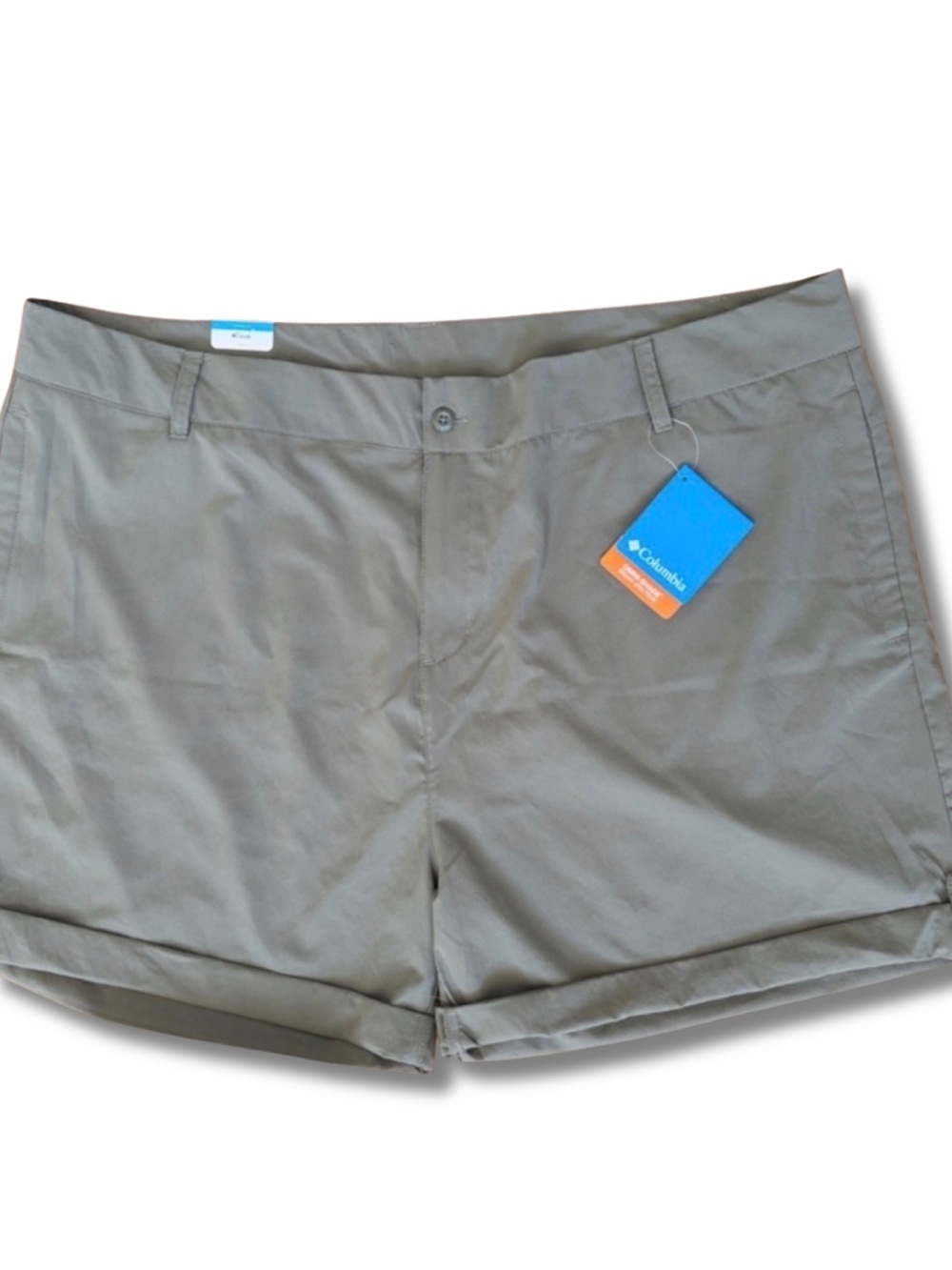 Columbia NWT Omni-Wick Omni-Shade Shorts Women’s 24W Olive Green Hiking